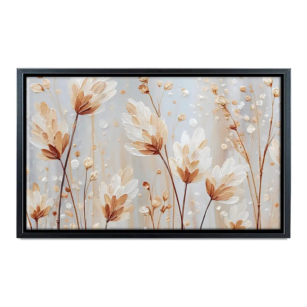 White Wild Grass Canvas Print White Wild Grass Canvas Print wall art product Gina Kelly - Independent