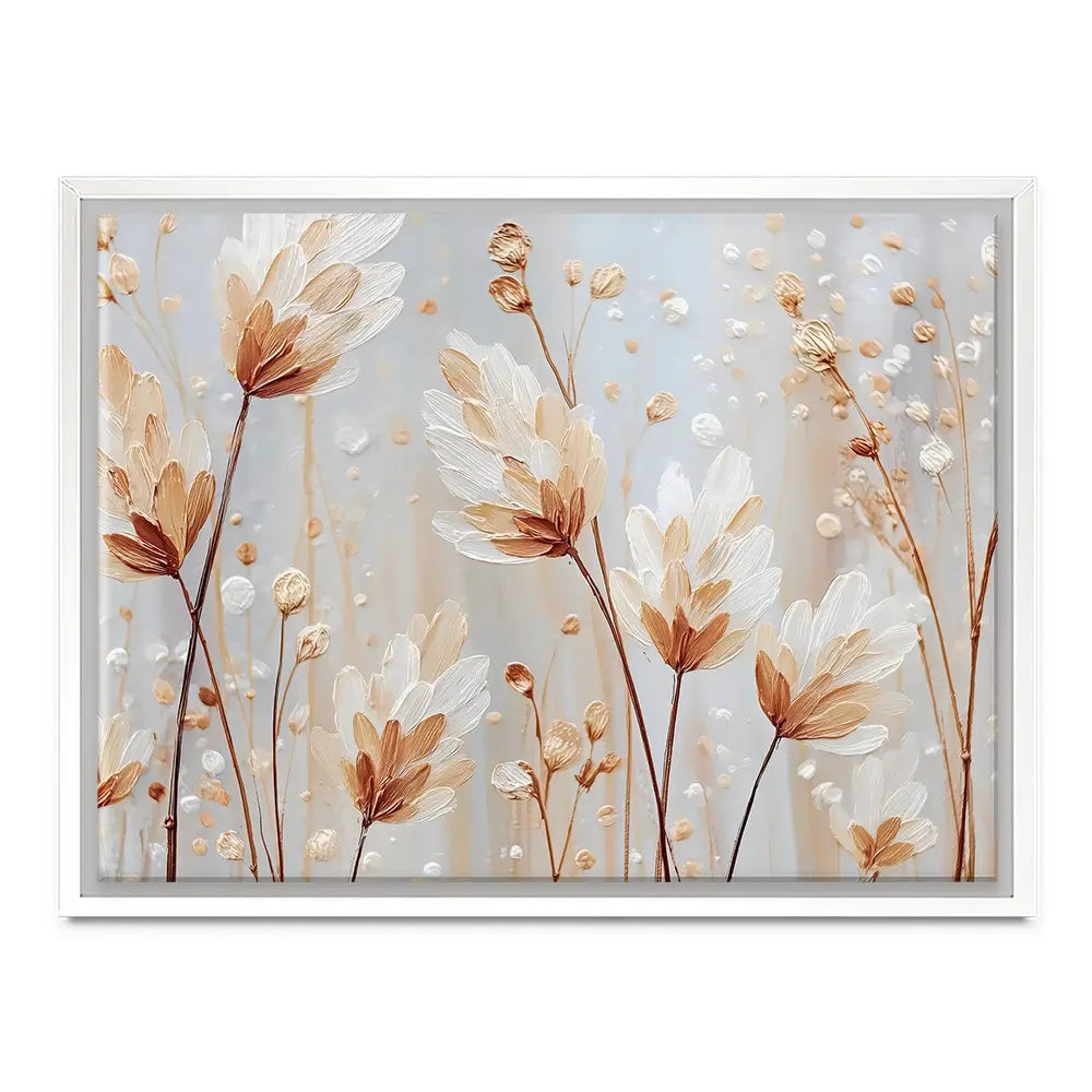 White Wild Grass Canvas Print White Wild Grass Canvas Print wall art product Gina Kelly - Independent