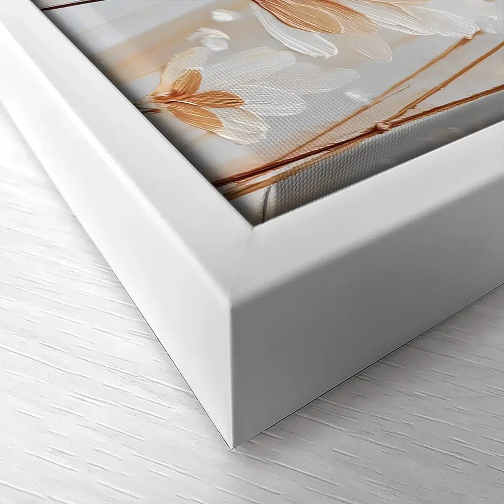 White Wild Grass Canvas Print White Wild Grass Canvas Print wall art product Gina Kelly - Independent