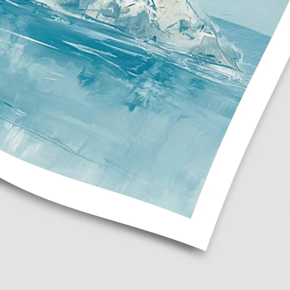 Whitewashed Town Above Tide Art Print Whitewashed Town Above Tide Art Print wall art product Chromatic Storm Studio