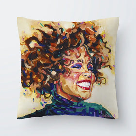 Whitney Houston I Wanna Dance Cushion Whitney Houston I Wanna Dance Cushion wall art product Juliet Stockton