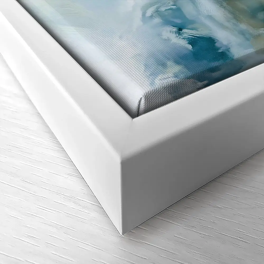 Wide Abstract Sea Horizon Canvas Print Wide Abstract Sea Horizon Canvas Print wall art product Chromatic Storm Studio