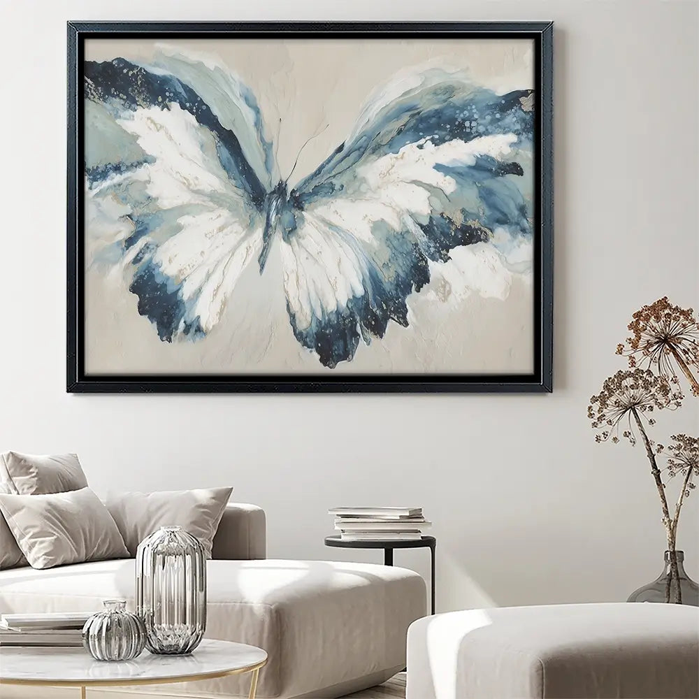 Wide Wing Butterfly Sketch Canvas Print Wide Wing Butterfly Sketch Canvas Print wall art product Chromatic Storm Studio
