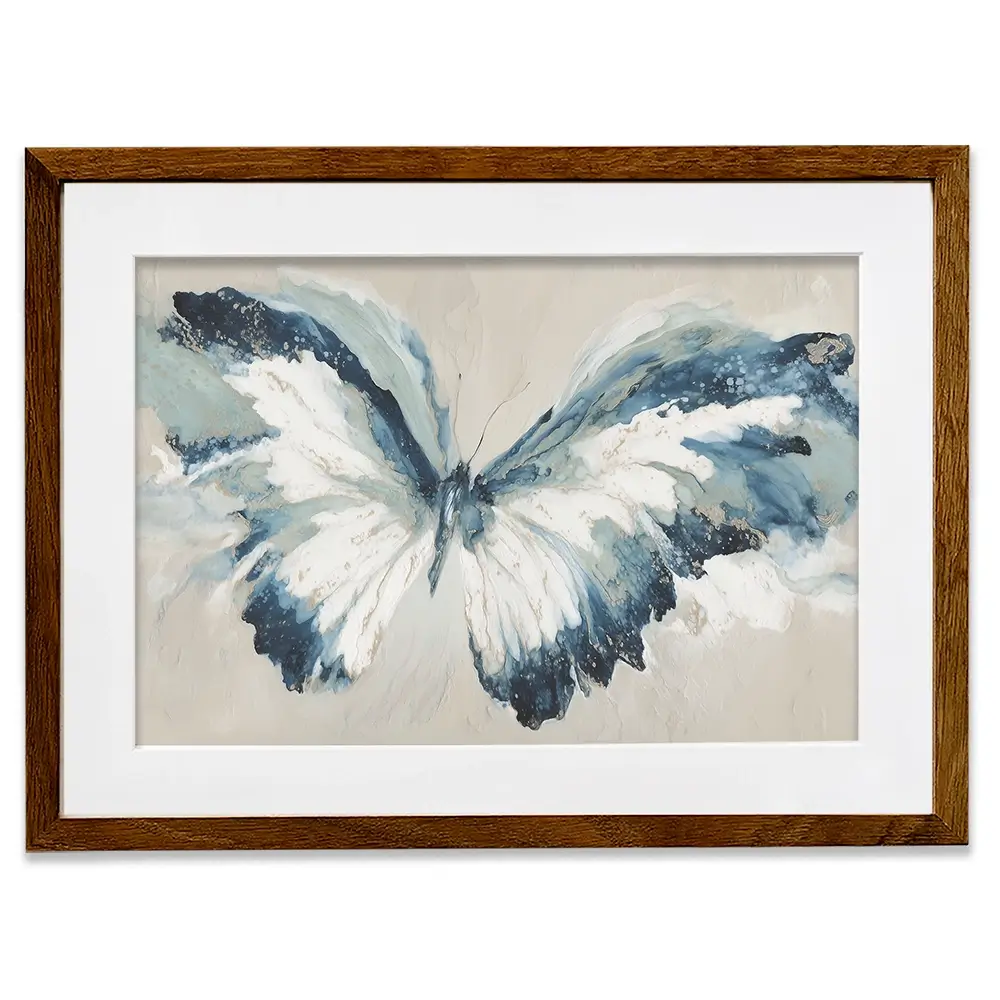 Wide Wing Butterfly Sketch Framed Art Print Wide Wing Butterfly Sketch Framed Art Print wall art product Chromatic Storm Studio