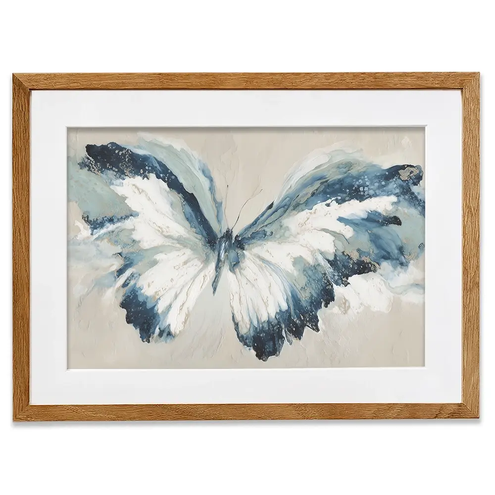 Wide Wing Butterfly Sketch Framed Art Print Wide Wing Butterfly Sketch Framed Art Print wall art product Chromatic Storm Studio