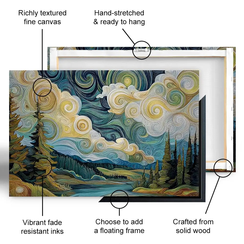 Wild And Windy Oversized Canvas Print Wild And Windy Oversized Canvas Print wall art product David Alexander Elder