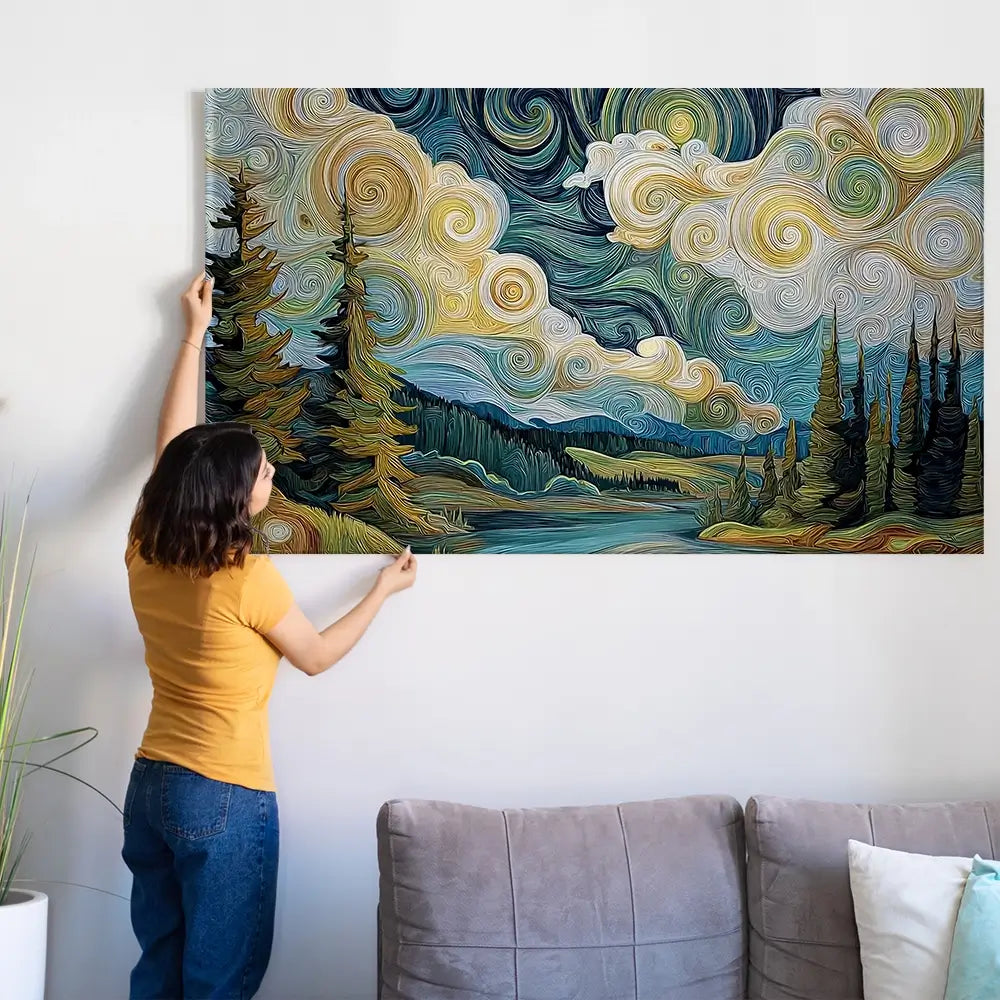Wild And Windy Oversized Canvas Print Wild And Windy Oversized Canvas Print wall art product David Alexander Elder