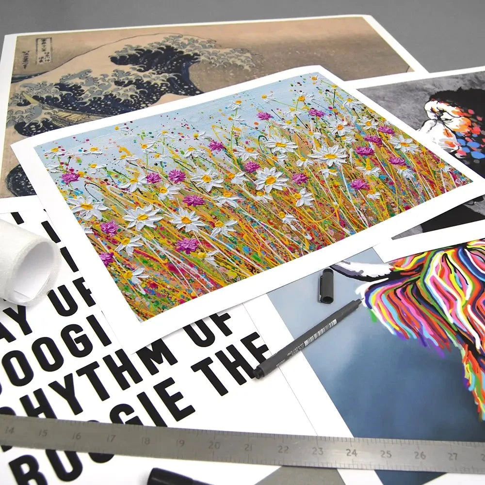 Wild Daisy Field Art Print Wild Daisy Field Art Print wall art product Olga Tkachyk