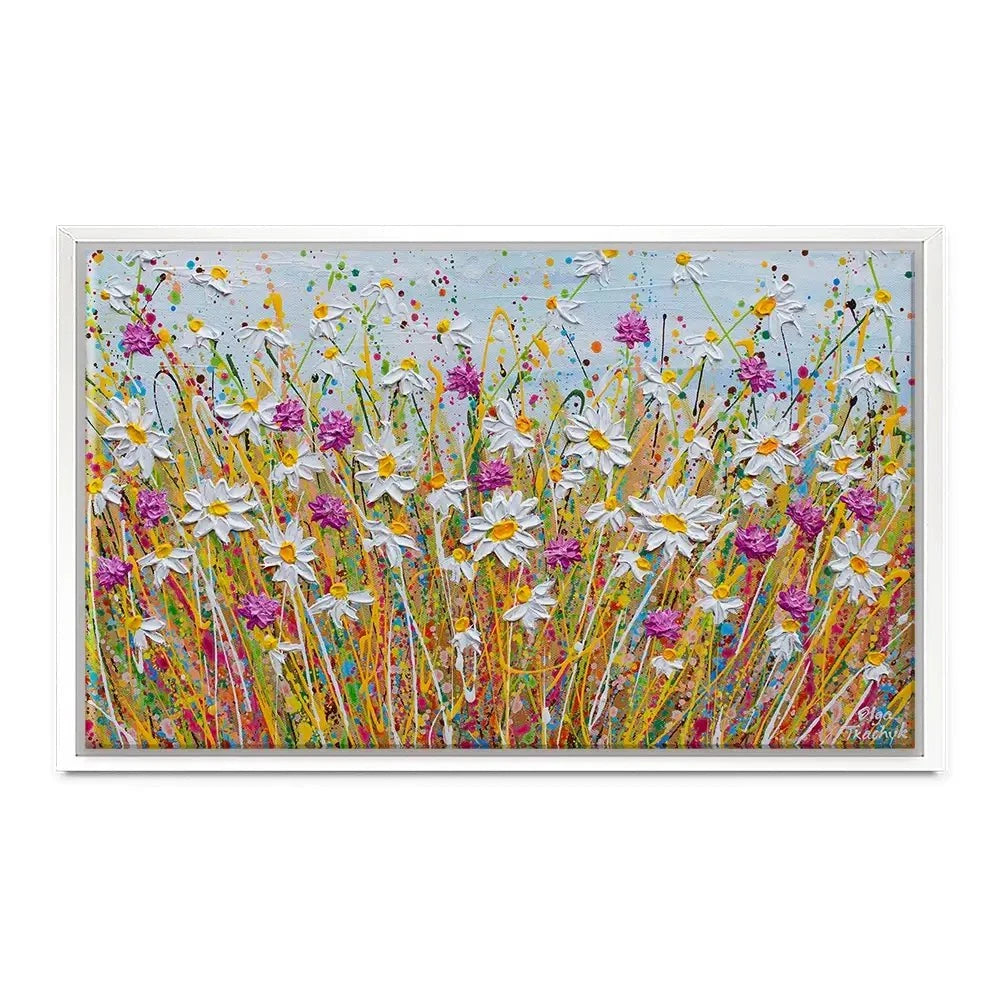 Wild Daisy Field Canvas Print Wild Daisy Field Canvas Print wall art product Olga Tkachyk