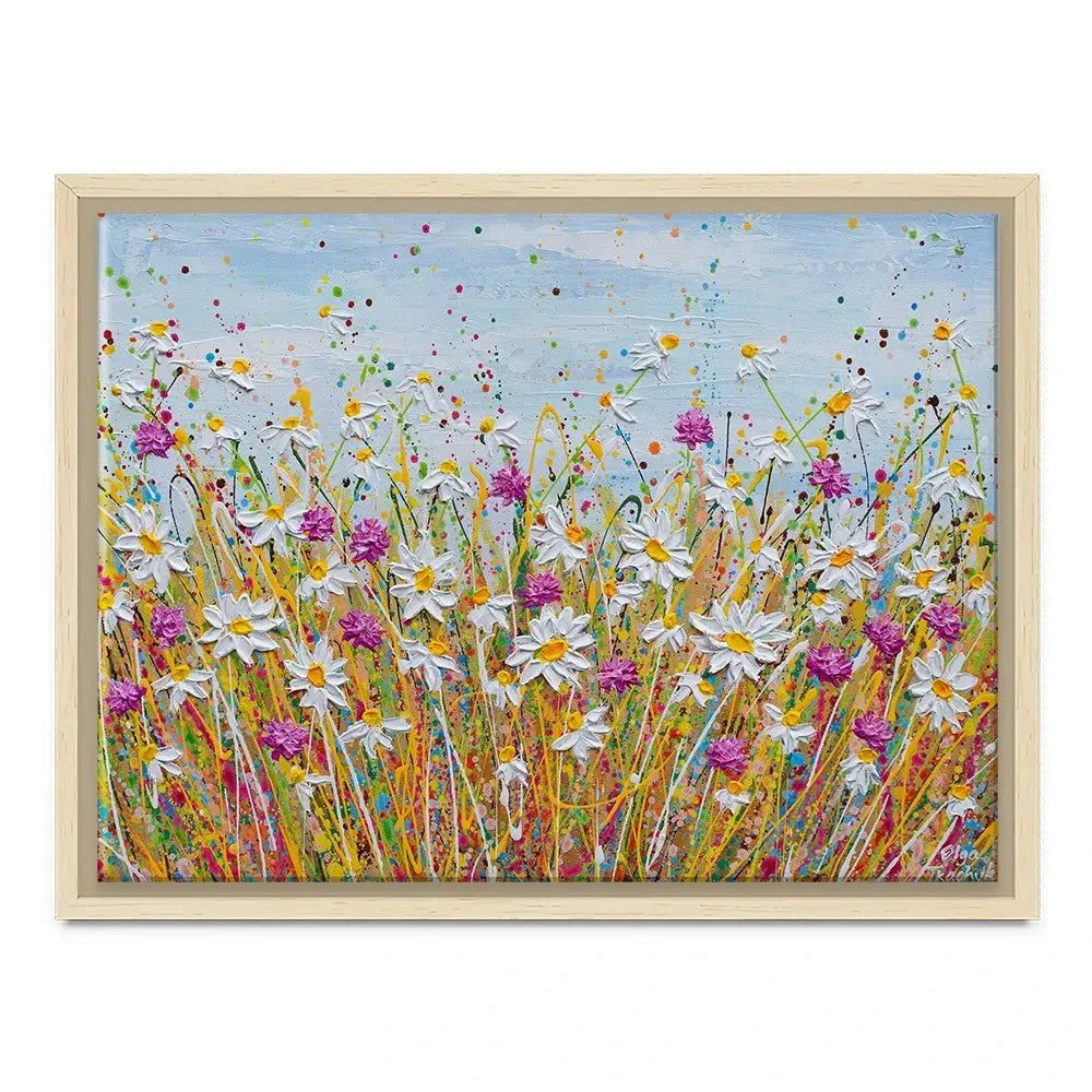 Wild Daisy Field Canvas Print Wild Daisy Field Canvas Print wall art product Olga Tkachyk