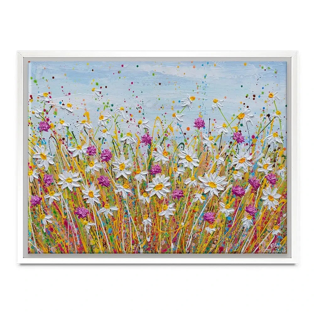 Wild Daisy Field Canvas Print Wild Daisy Field Canvas Print wall art product Olga Tkachyk