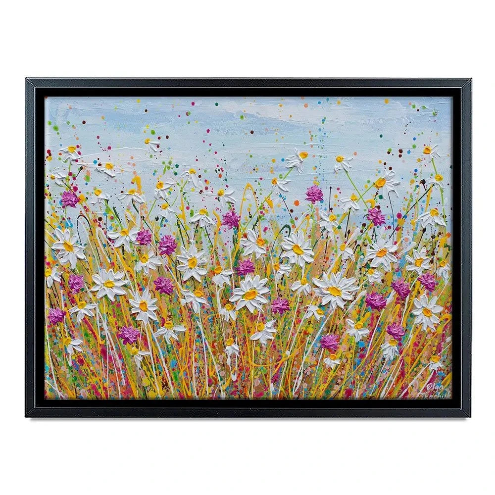 Wild Daisy Field Canvas Print Wild Daisy Field Canvas Print wall art product Olga Tkachyk