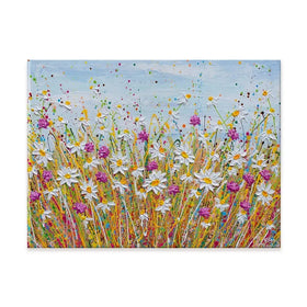 Wild Daisy Field Canvas Print Wild Daisy Field Canvas Print wall art product Olga Tkachyk