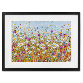 Wild Daisy Field Framed Art Print Wild Daisy Field Framed Art Print wall art product Olga Tkachyk