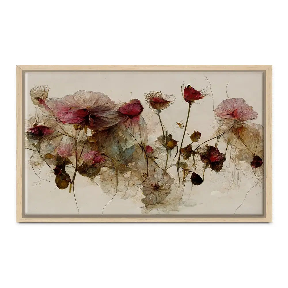 Wild Dry Roses Oversized Canvas Print Wild Dry Roses Oversized Canvas Print wall art product Treechild