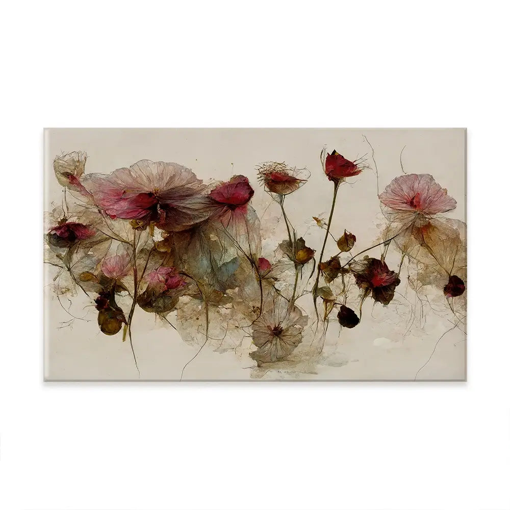 Wild Dry Roses Oversized Canvas Print Wild Dry Roses Oversized Canvas Print wall art product Treechild
