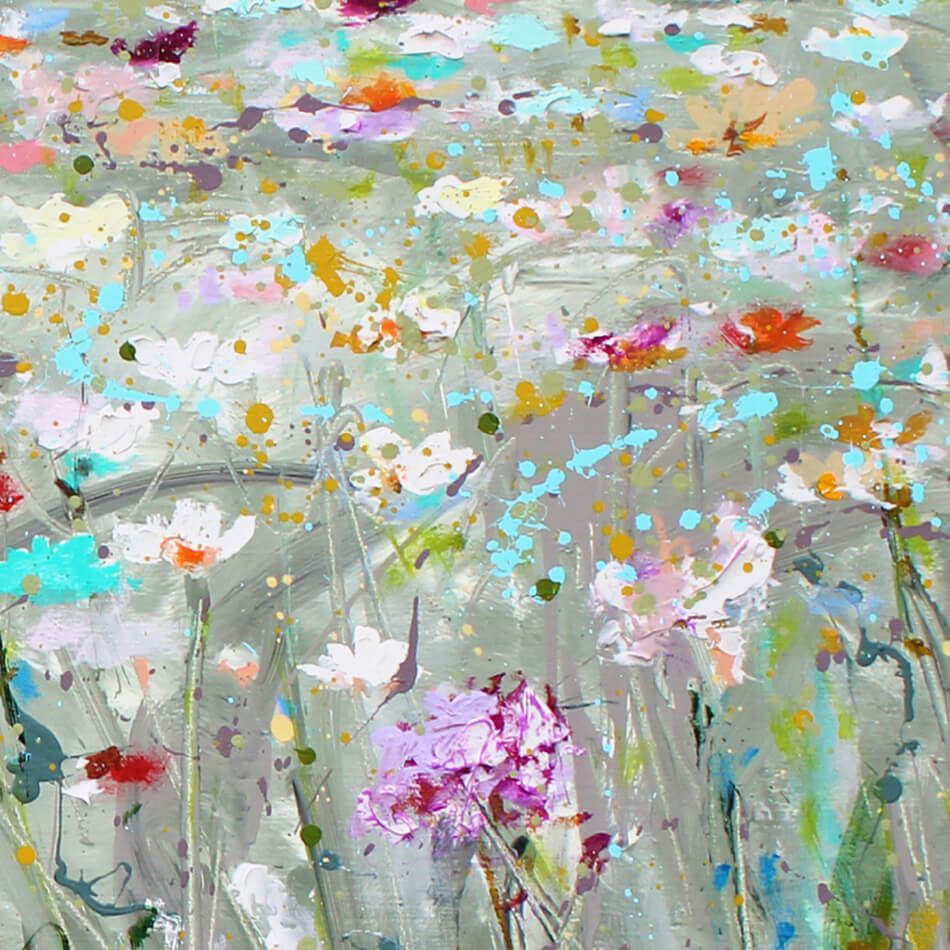 Wild Flower Space Art Print Wild Flower Space Art Print wall art product Studio Paint-Ing