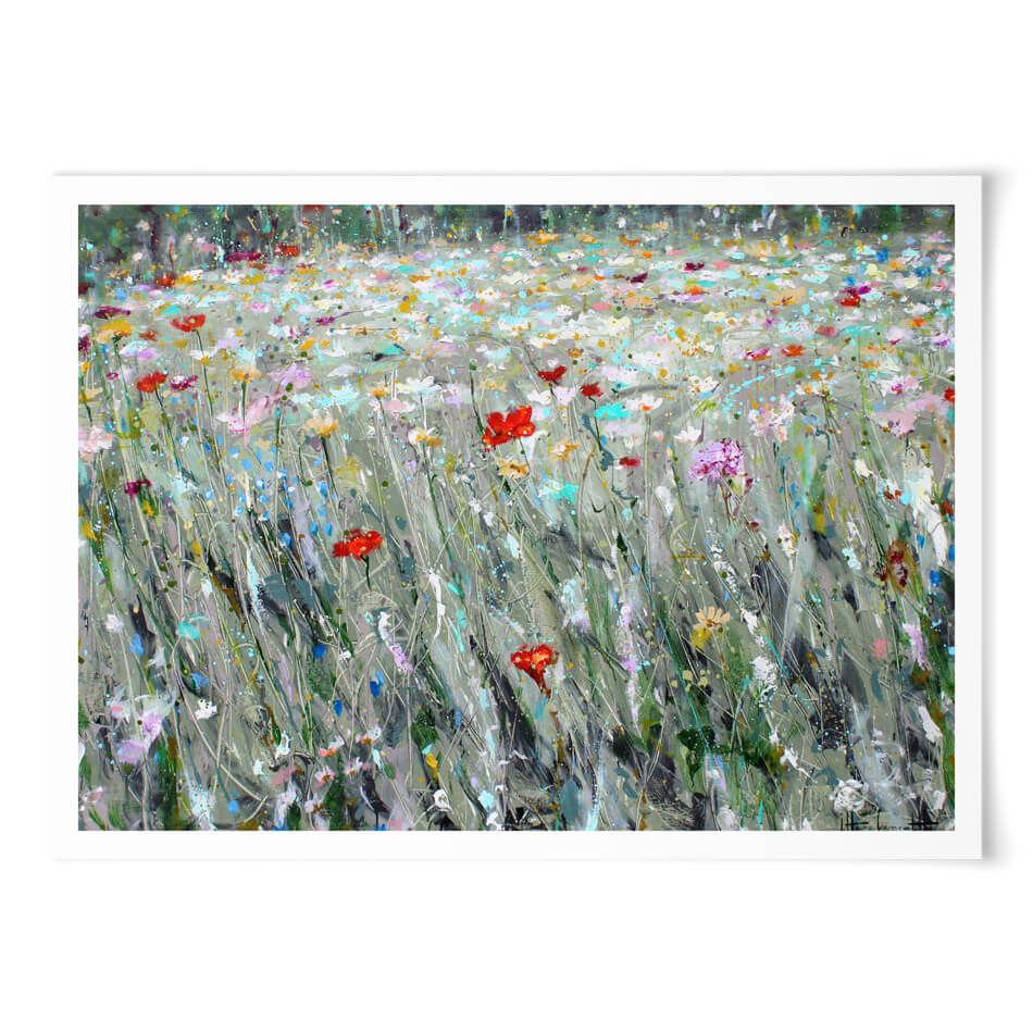 Wild Flower Space Art Print Wild Flower Space Art Print wall art product Studio Paint-Ing