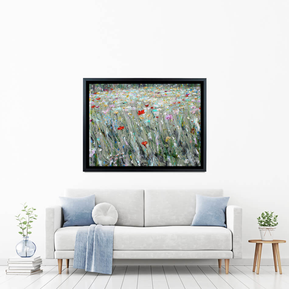 Wild Flower Space Canvas Print Wild Flower Space Canvas Print wall art product Studio Paint-Ing