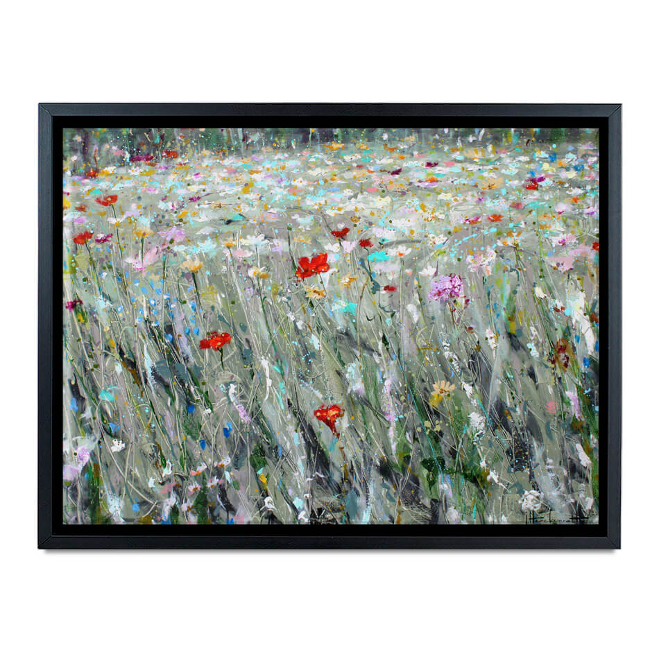 Wild Flower Space Canvas Print Wild Flower Space Canvas Print wall art product Studio Paint-Ing