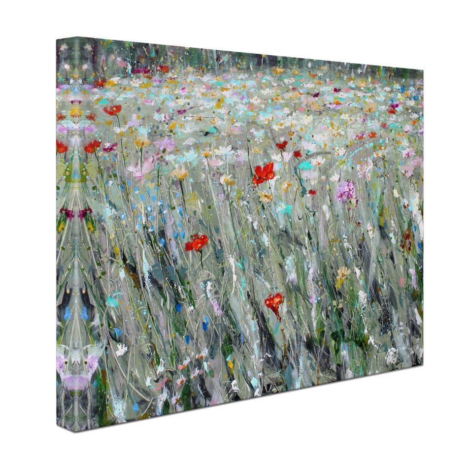 Wild Flower Space Canvas Print Wild Flower Space Canvas Print wall art product Studio Paint-Ing