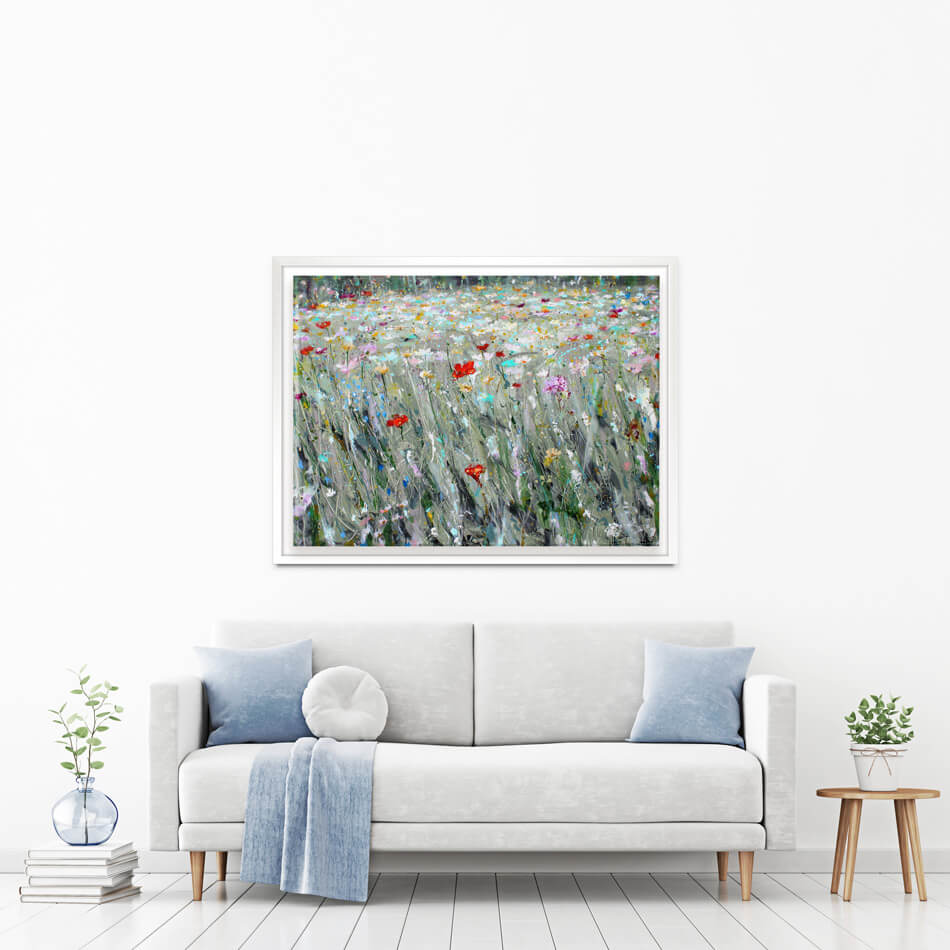 Wild Flower Space Canvas Print Wild Flower Space Canvas Print wall art product Studio Paint-Ing