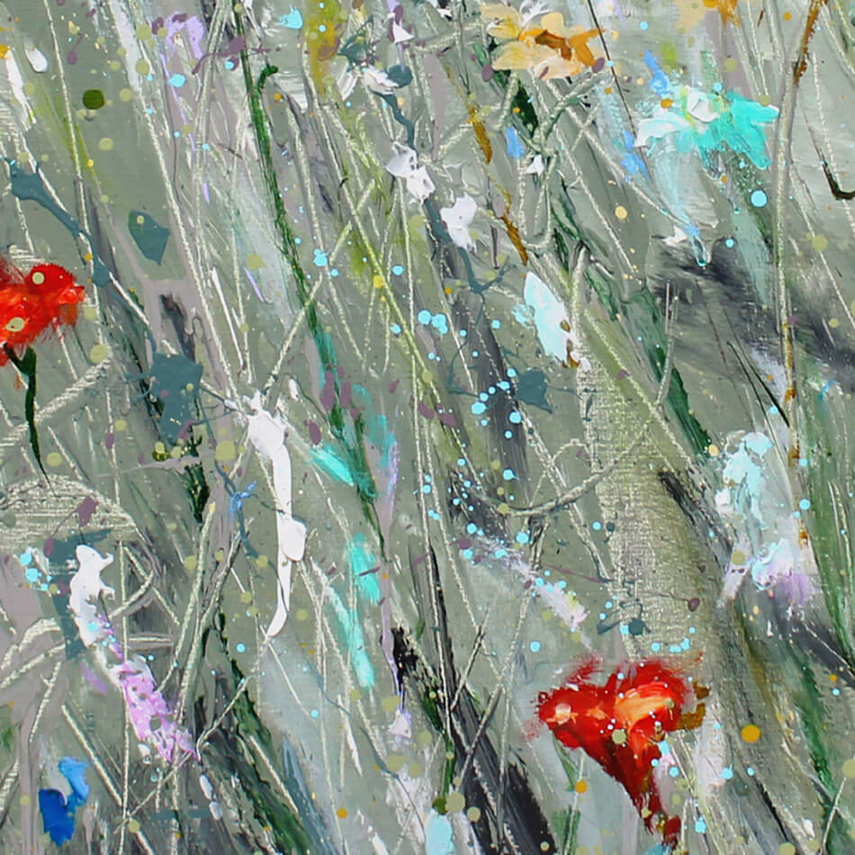 Wild Flower Space Canvas Print Wild Flower Space Canvas Print wall art product Studio Paint-Ing