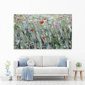 Wild Flower Space Canvas Print Wild Flower Space Canvas Print wall art product Studio Paint-Ing