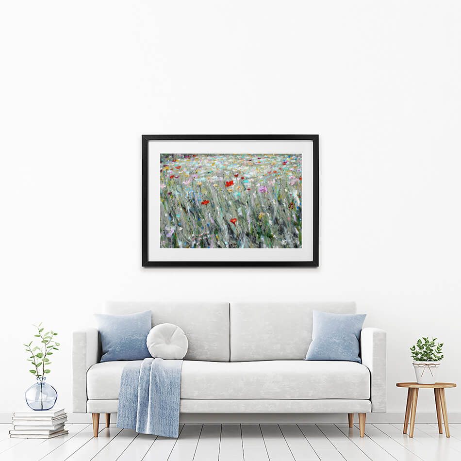 Wild Flower Space Framed Art Print Wild Flower Space Framed Art Print wall art product Studio Paint-Ing
