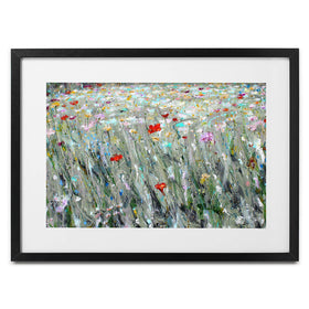 Wild Flower Space Framed Art Print Wild Flower Space Framed Art Print wall art product Studio Paint-Ing