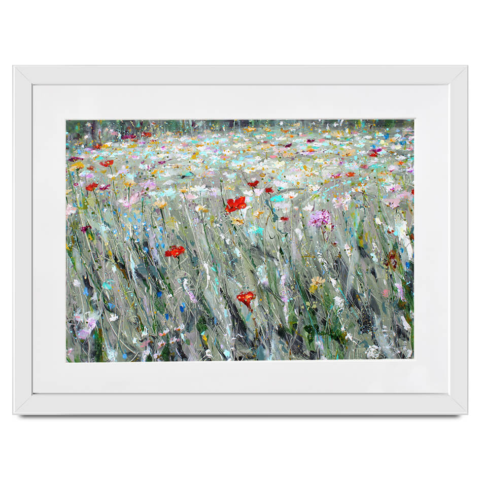 Wild Flower Space Framed Art Print Wild Flower Space Framed Art Print wall art product Studio Paint-Ing
