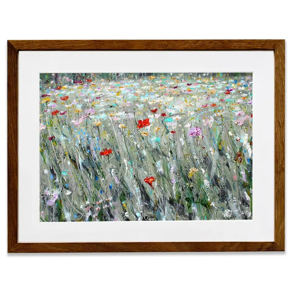 Wild Flower Space Framed Art Print Wild Flower Space Framed Art Print wall art product Studio Paint-Ing