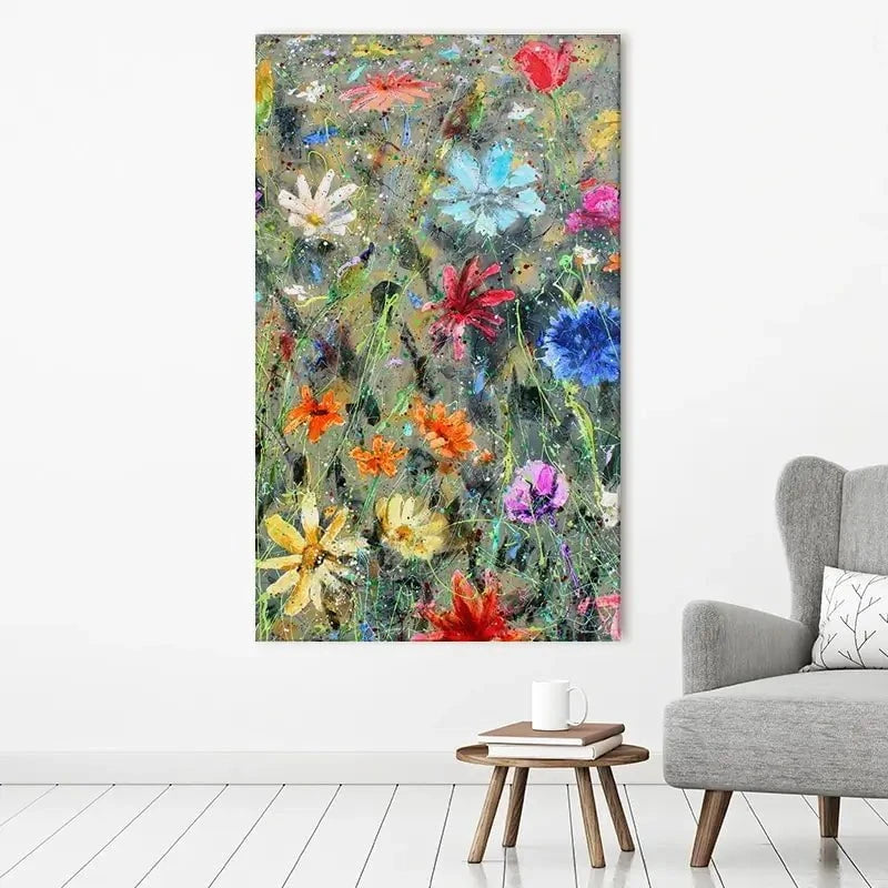 Wild Flowers Canvas Print Wild Flowers Canvas Print wall art product Studio Paint-Ing