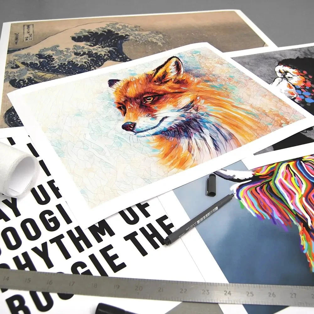 Wild Fox Art Print Wild Fox Art Print wall art product Lidi Di / Shutterstock