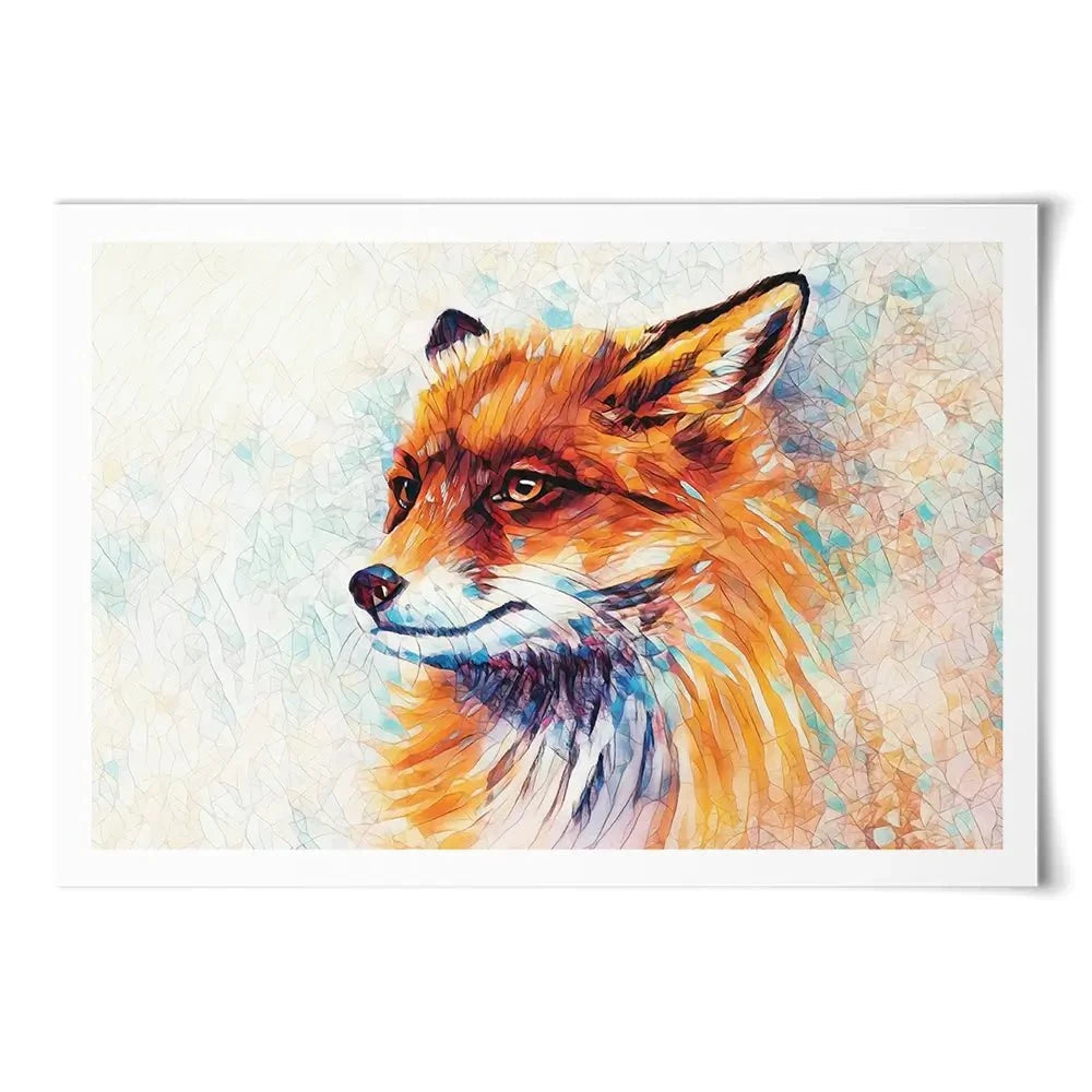 Wild Fox Art Print Wild Fox Art Print wall art product Lidi Di / Shutterstock