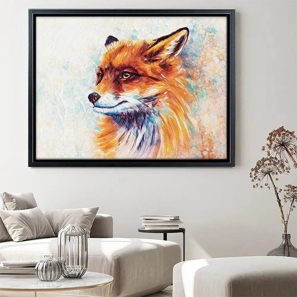 Wild Fox Canvas Print Wild Fox Canvas Print wall art product Lidi Di / Shutterstock