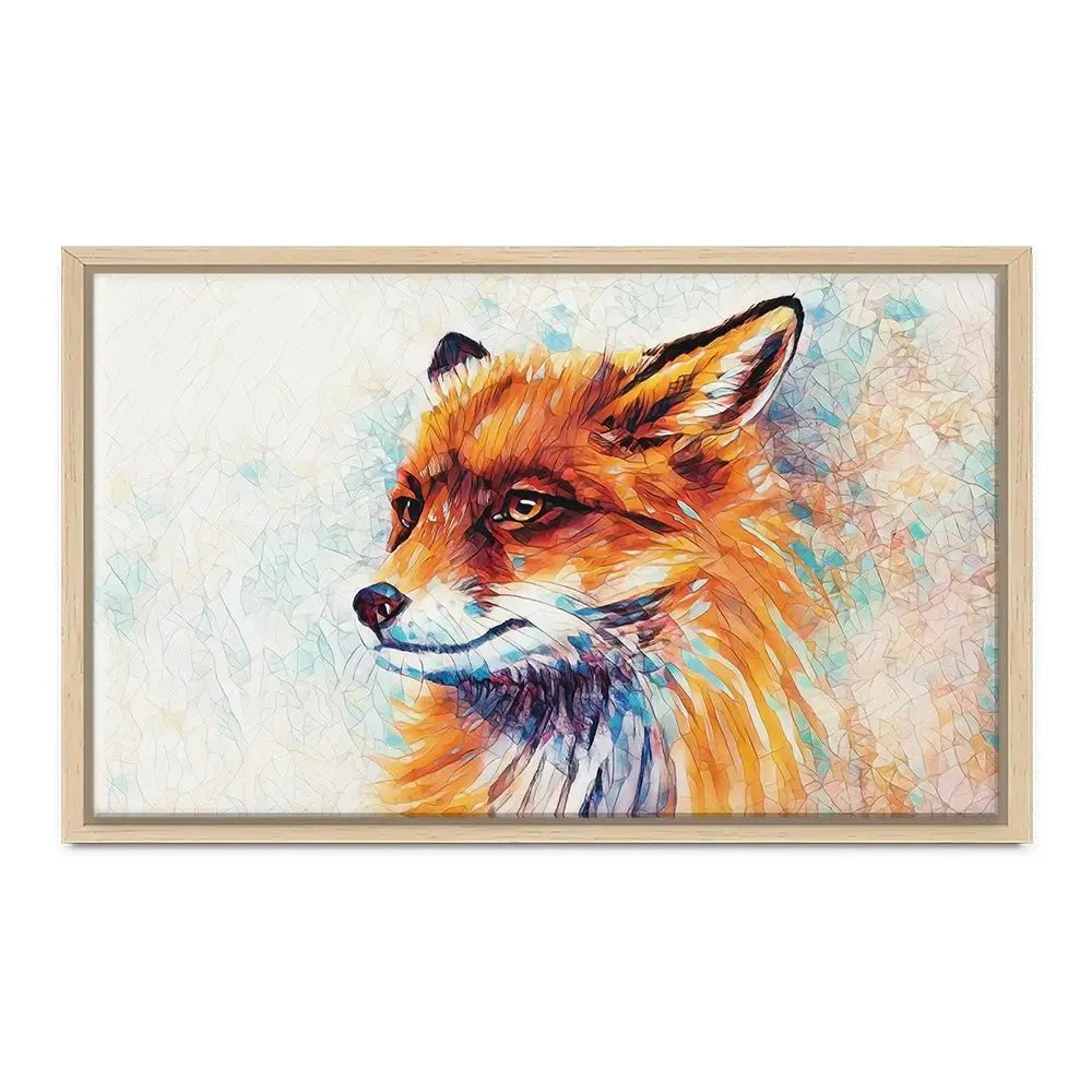Wild Fox Canvas Print Wild Fox Canvas Print wall art product Lidi Di / Shutterstock