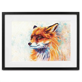 Wild Fox Framed Art Print Wild Fox Framed Art Print wall art product Lidi Di / Shutterstock