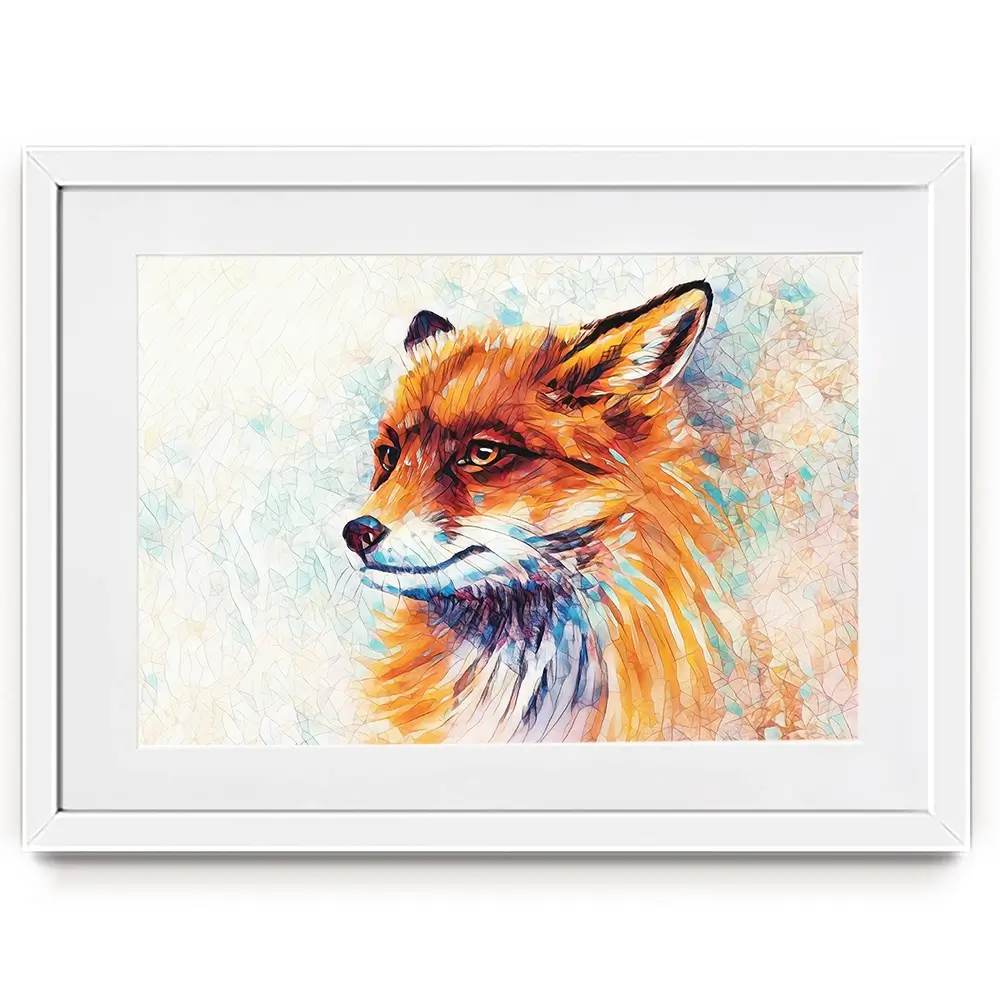 Wild Fox Framed Art Print Wild Fox Framed Art Print wall art product Lidi Di / Shutterstock