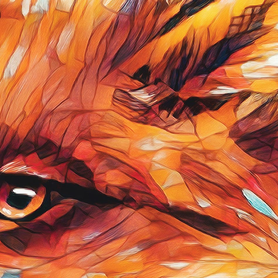 Wild Fox Square Canvas Print wall art product Lidi Di / Shutterstock