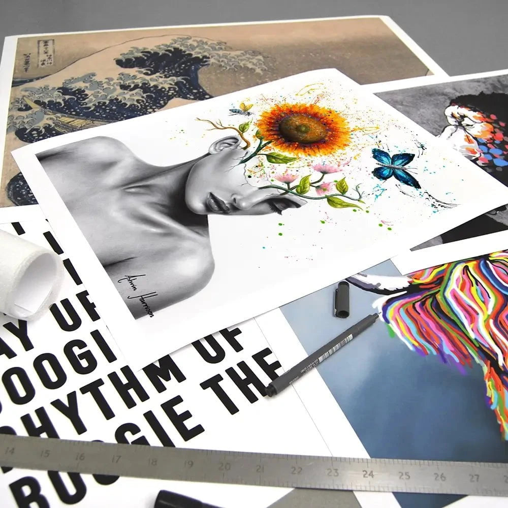 Wild Garden Girl Art Print Wild Garden Girl Art Print wall art product Ashvin Harrison