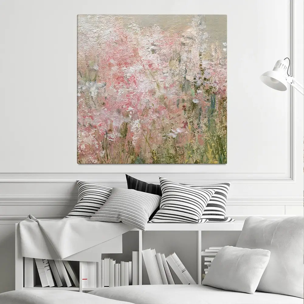 Wild Garden Square Canvas Print Wild Garden Square Canvas Print wall art product Carol Robinson