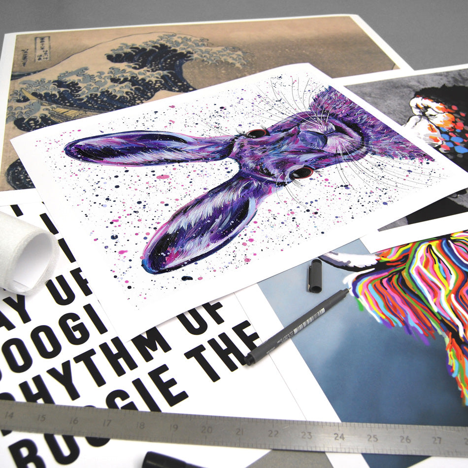 Wild Hare Hallie Art Print Wild Hare Hallie Art Print wall art product Emma LC Art