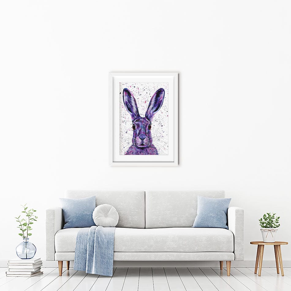 Wild Hare Hallie Framed Art Print wall art product Emma LC Art
