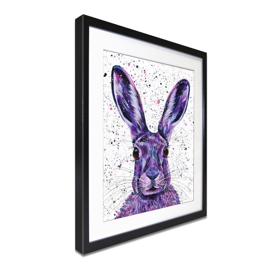 Wild Hare Hallie Framed Art Print wall art product Emma LC Art