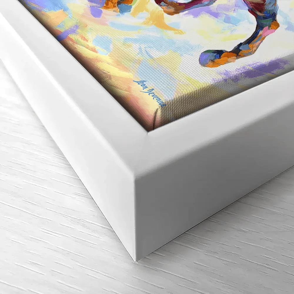 Wild Horses Running Canvas Print Wild Horses Running Canvas Print wall art product Leon Devenice