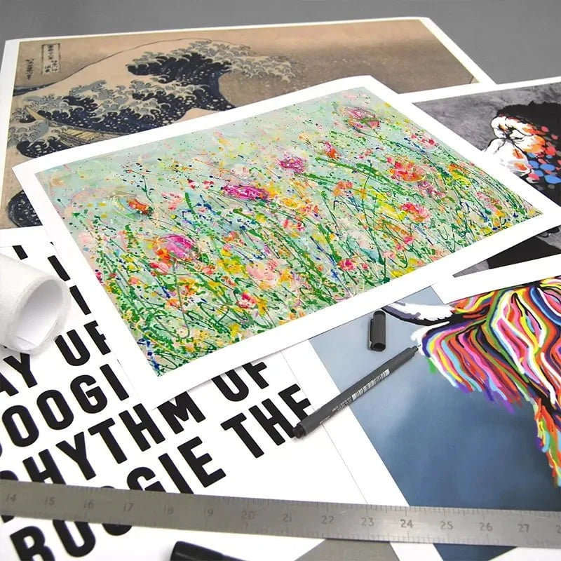 Wild Meadow In Green Art Print Wild Meadow In Green Art Print wall art product Jane Brookshaw