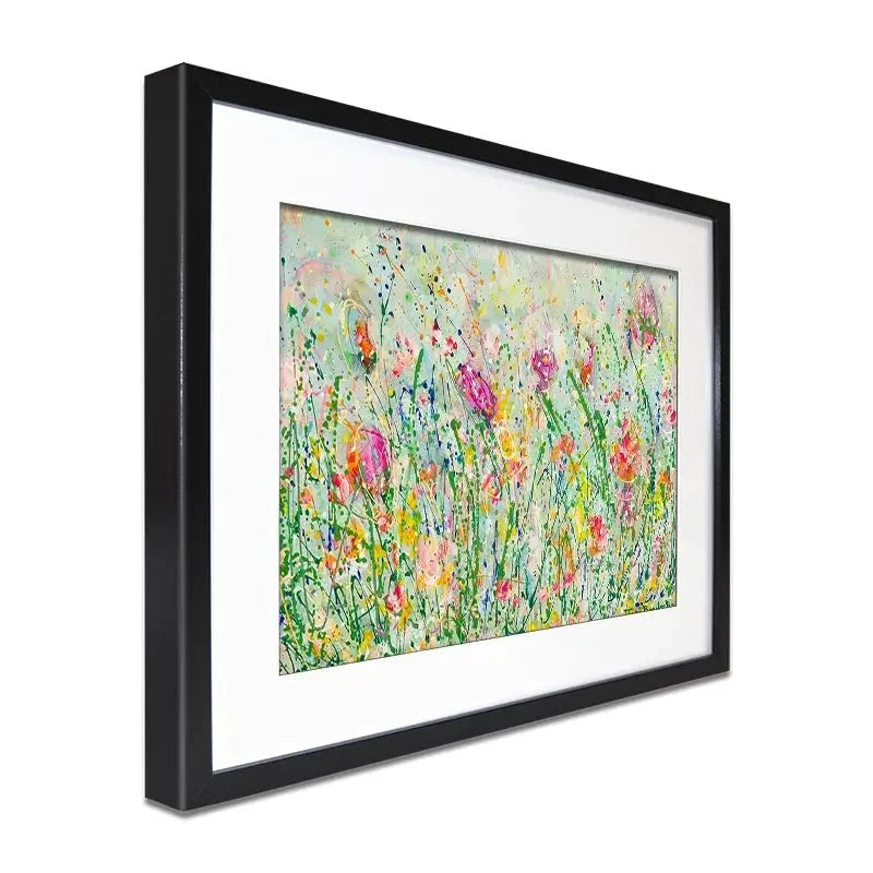 Wild Meadow In Green Framed Art Print Wild Meadow In Green Framed Art Print wall art product Jane Brookshaw