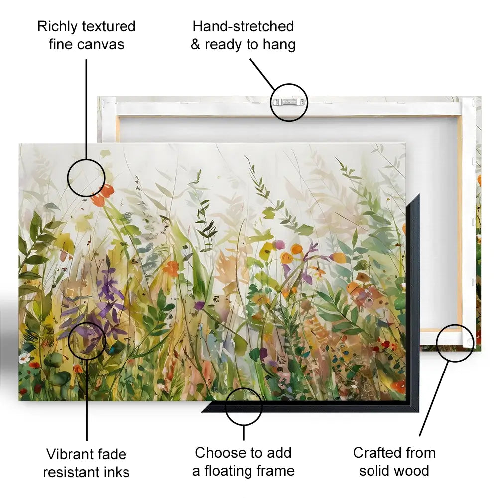 Wild Meadow Oversized Canvas Print Wild Meadow Oversized Canvas Print wall art product Creative Studio - Independent