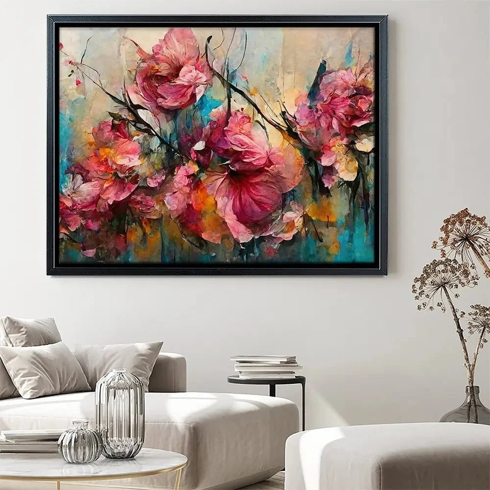 Wild Pink Roses Canvas Print Wild Pink Roses Canvas Print wall art product Treechild